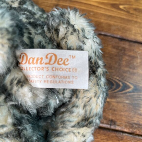 Vintage NWT Dan Dee Bear W/ Plaid Bow Tie Corduroy Hat & Glasses Stuffed Animal - Picture 8 of 11